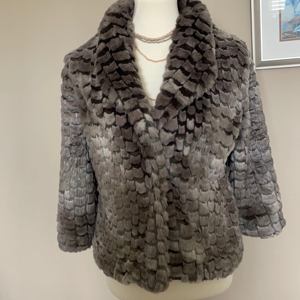 Nic+Zoe faux fur jacket